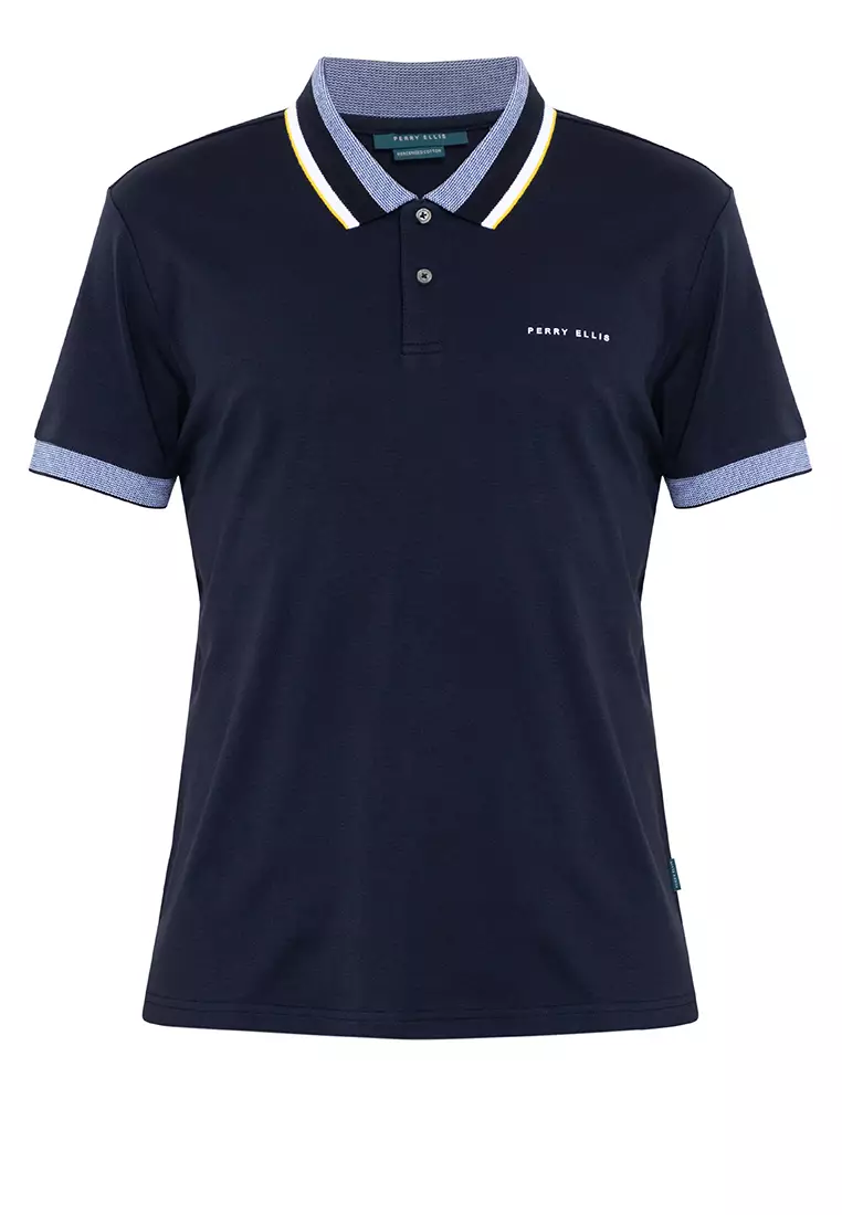 Perry ellis pima cotton polo sale