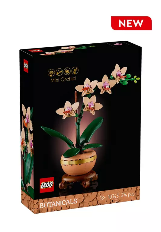 Botanicals 10343 Mini Orchid, Age 18+, Building Blocks, 2025 (274pcs)