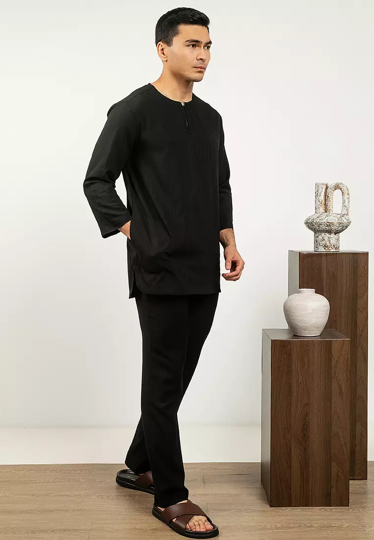 Casual Kurta With Fine Textured Cotton
