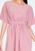 ZALORA BASICS pink Short Sleeve Dress with Drawstring 2DE5BAA9AD95C3GS_3