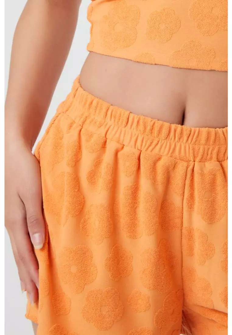 Forever 21 hot sale orange shorts