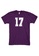 MRL Prints purple Number Shirt 17 T-Shirt Customized Jersey 9F26CAA9177299GS_1