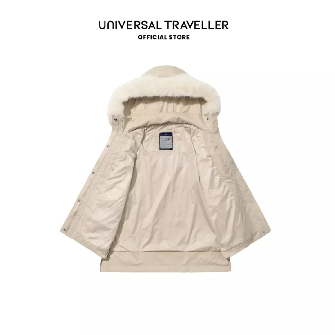 UNIVERSAL TRAVELLER FUR TRIMMED HOODIE WIND JACKET WJW24157