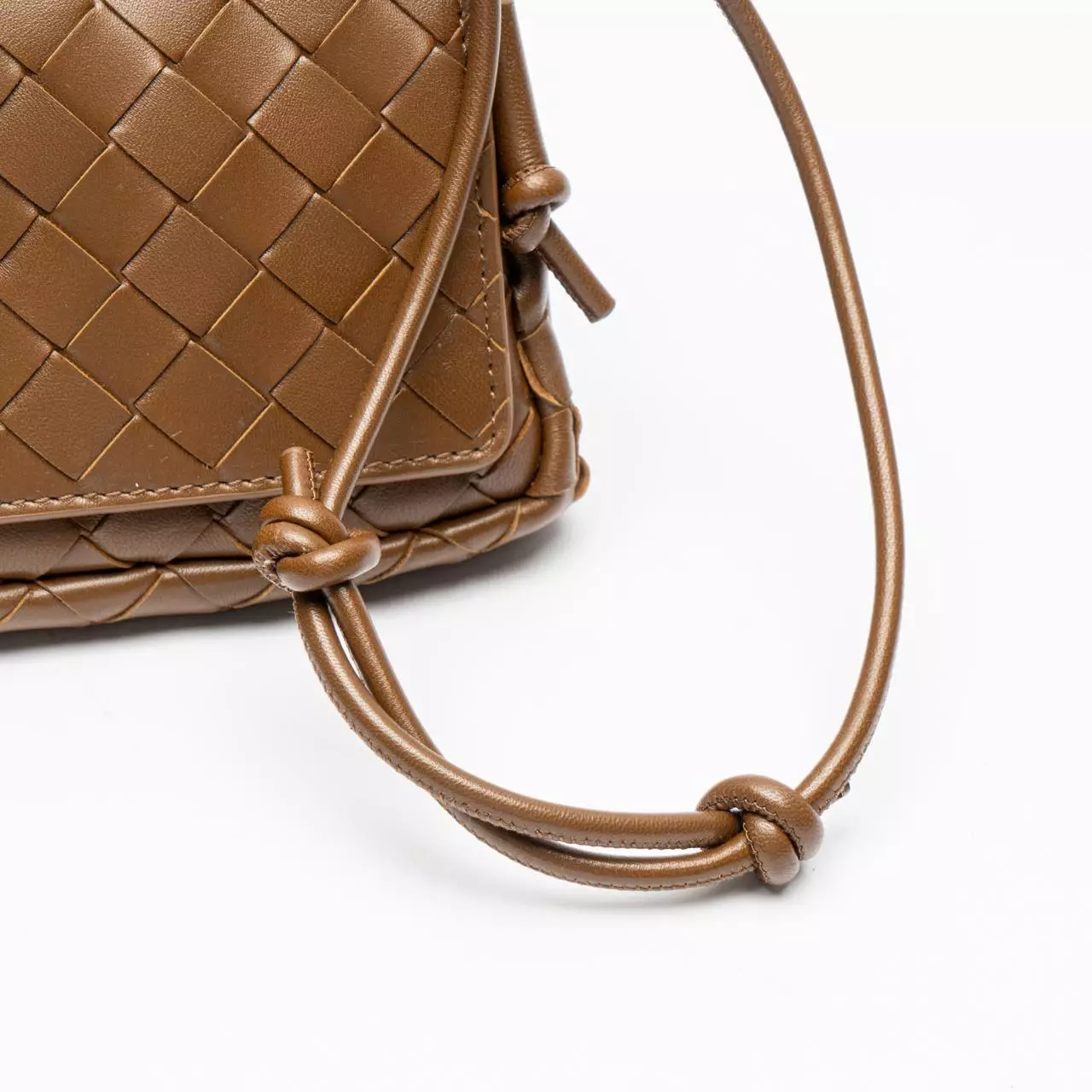 Notturno Shoulder Bag Leather Brown