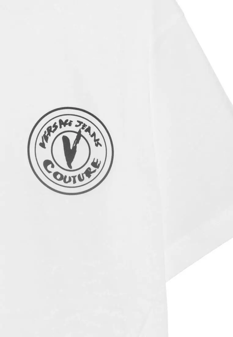 Embroidered V-Emblem T-Shirt
