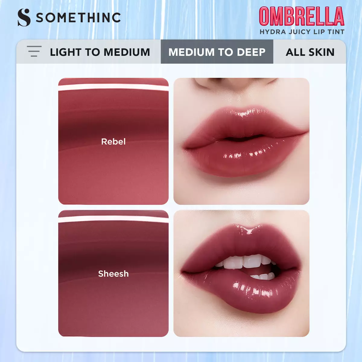 SOMETHINC Ombrella Hydra Juicy Lip Tint - 01 Pick Me