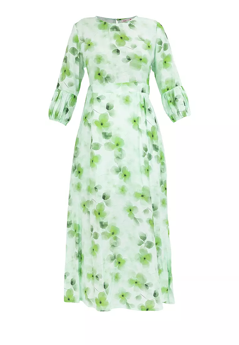 AUBREY Printed Maxi Dress