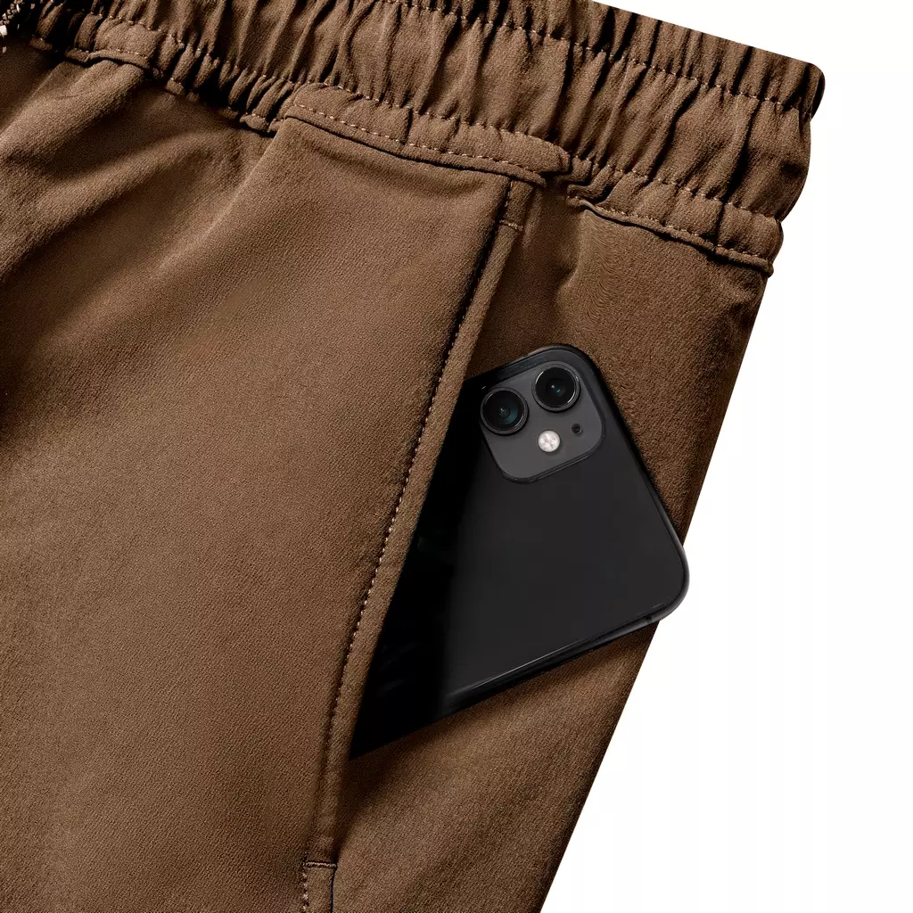 Orion Slim Fit Pants Celana Panjang Slim Praktis - Cokelat