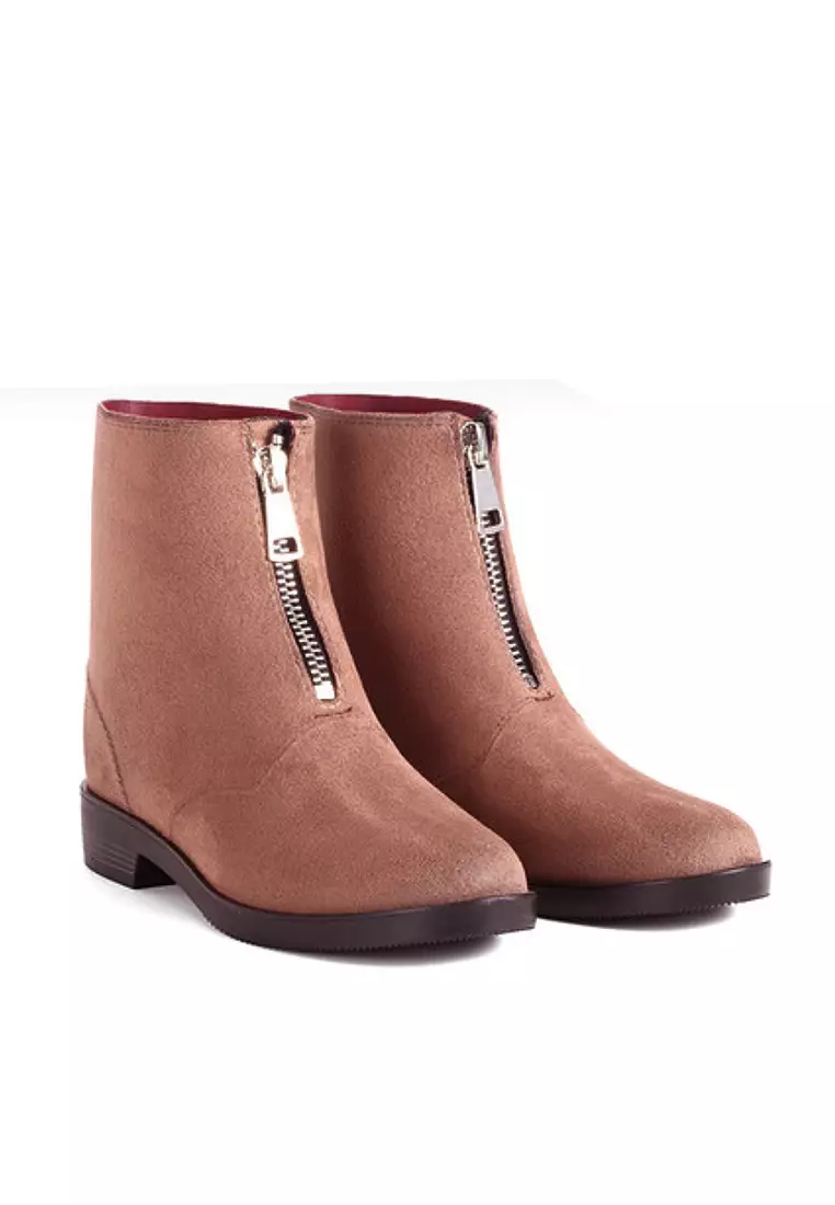 Rain boots with zippers hotsell