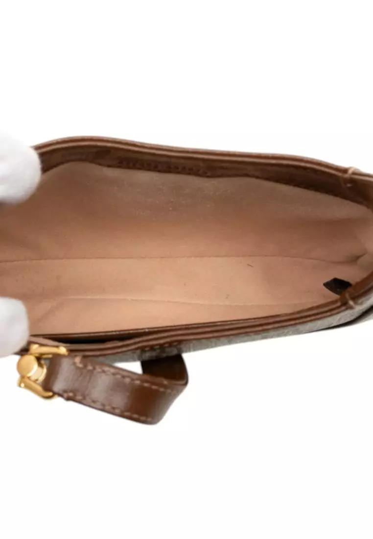 二手 Gucci Mini Gg Supreme Web Jackie 1961 斜背包