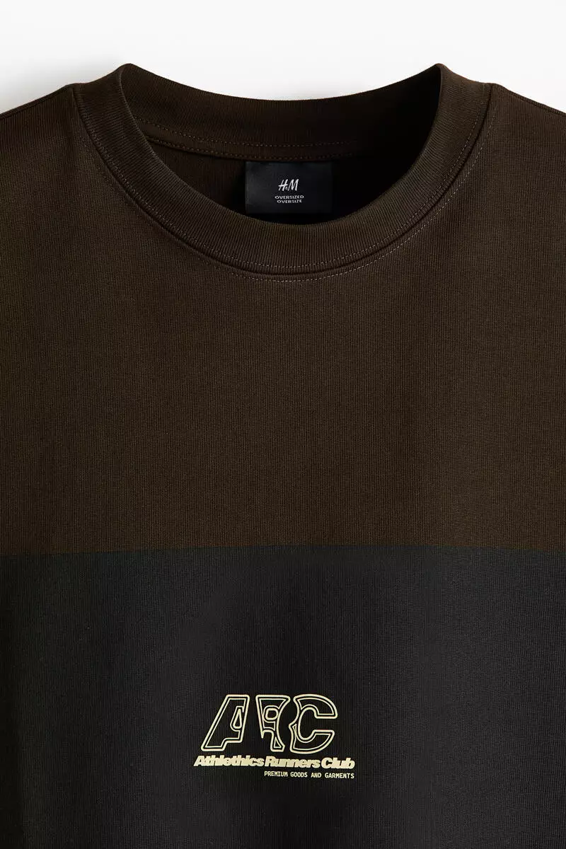 Oversized Fit Printed T-shirt