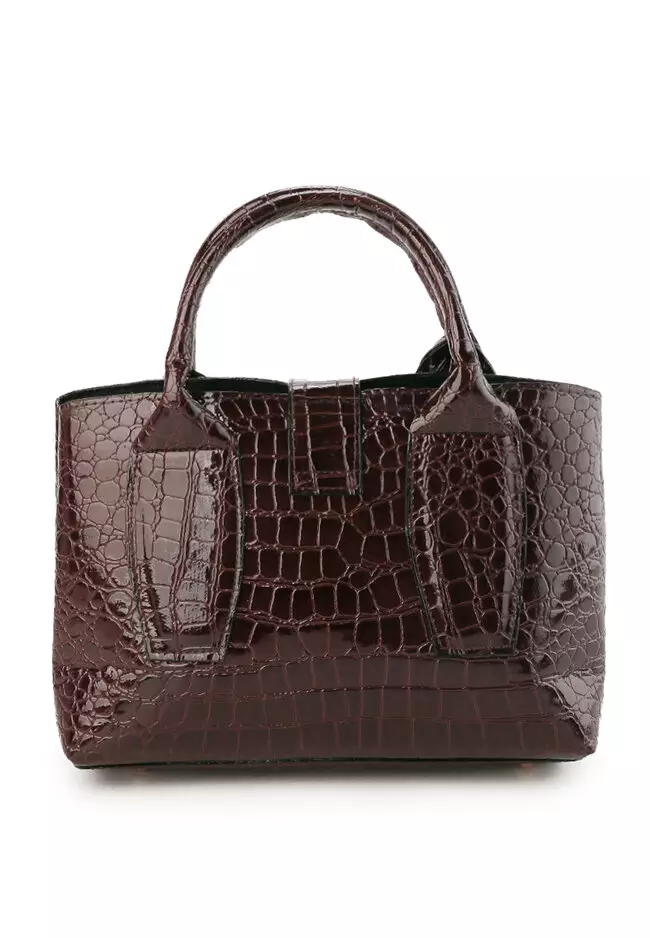 Croco Hand Bag