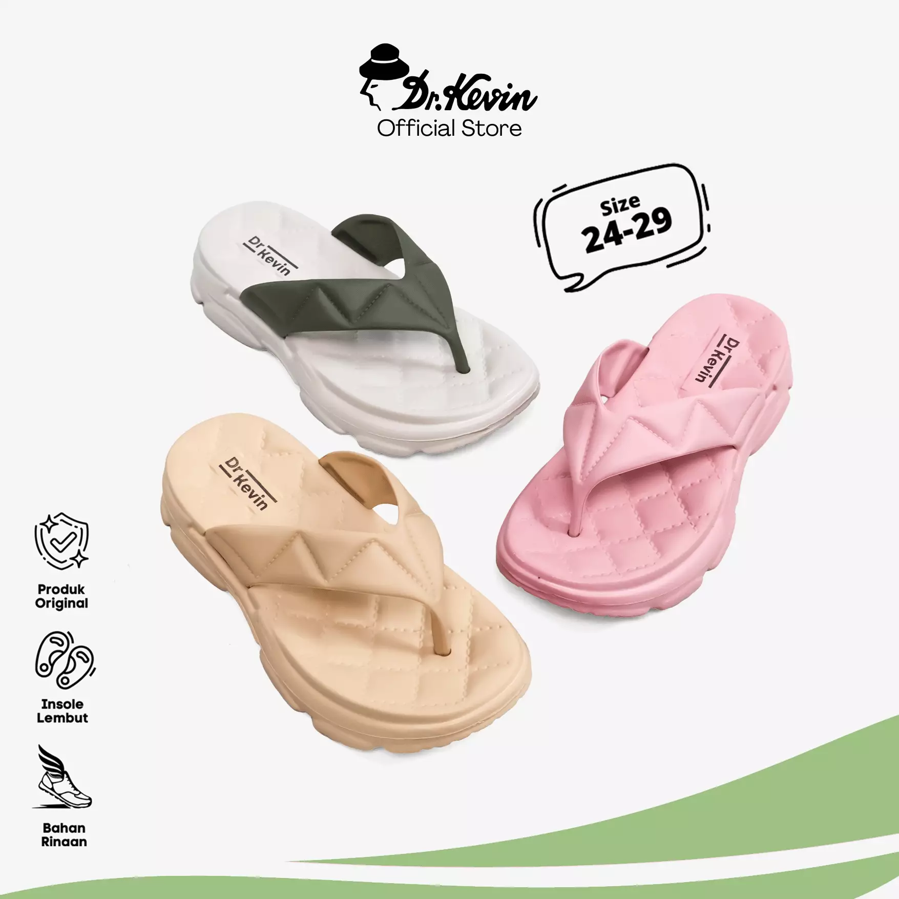 Dr. Kevin Kids Sandal Japit Jepit Anak kecil Perempuan 371-112