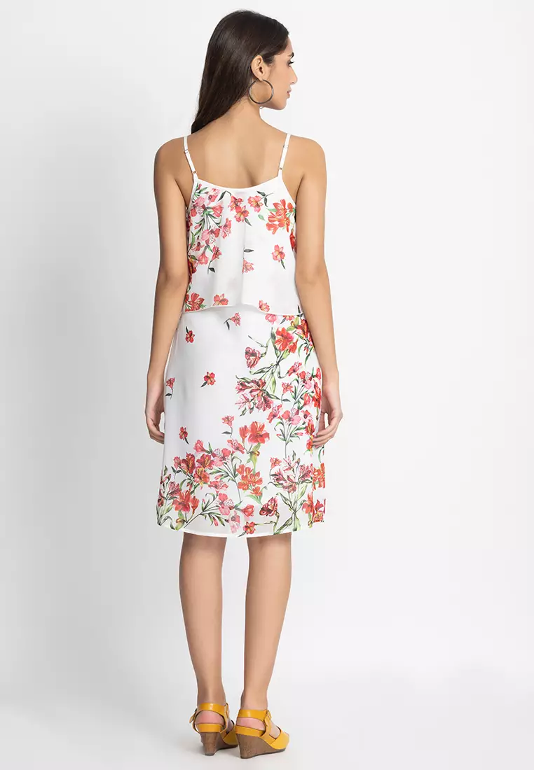 White a cheap line summer dress