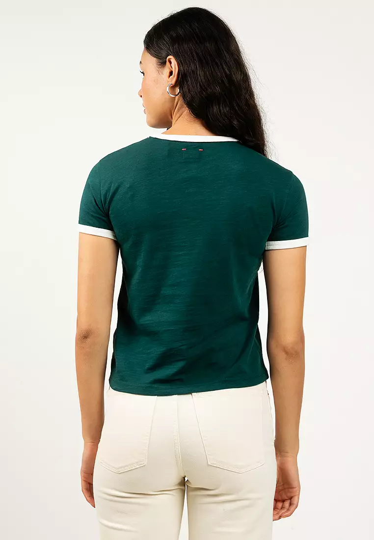 Athletic Essential Ringer Fitted T-Shirt