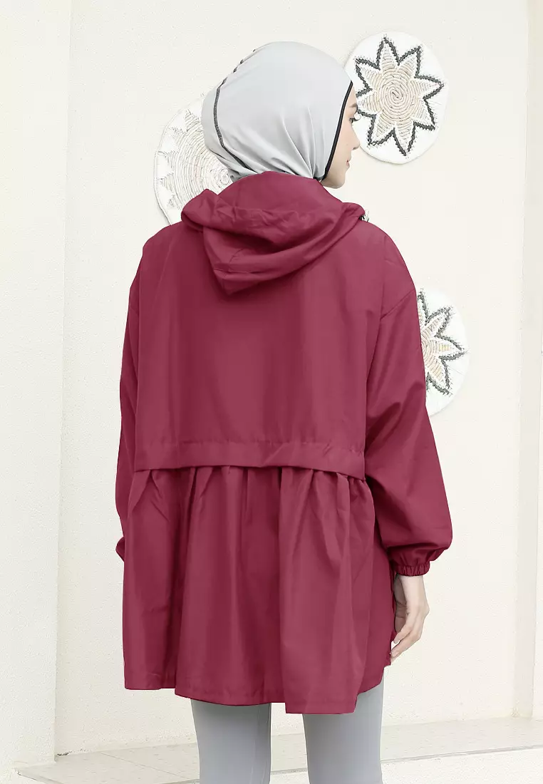 Zelena - Archie Sports Jacket | Jaket Olahraga Wanita Ruffle - Red Heart