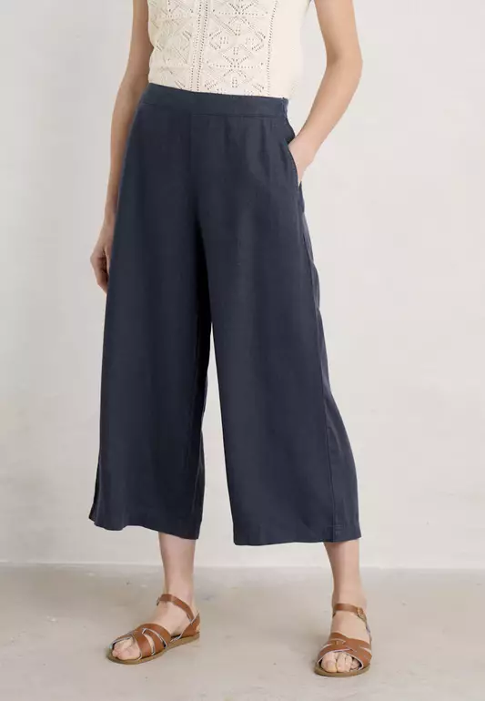 Seasalt Cornwall Navy Merrivale Culottes