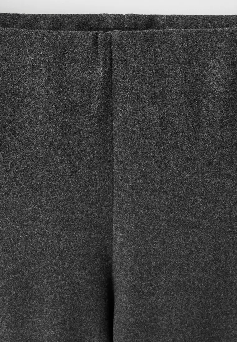 Straight-Fit Trousers With Elastic Waist