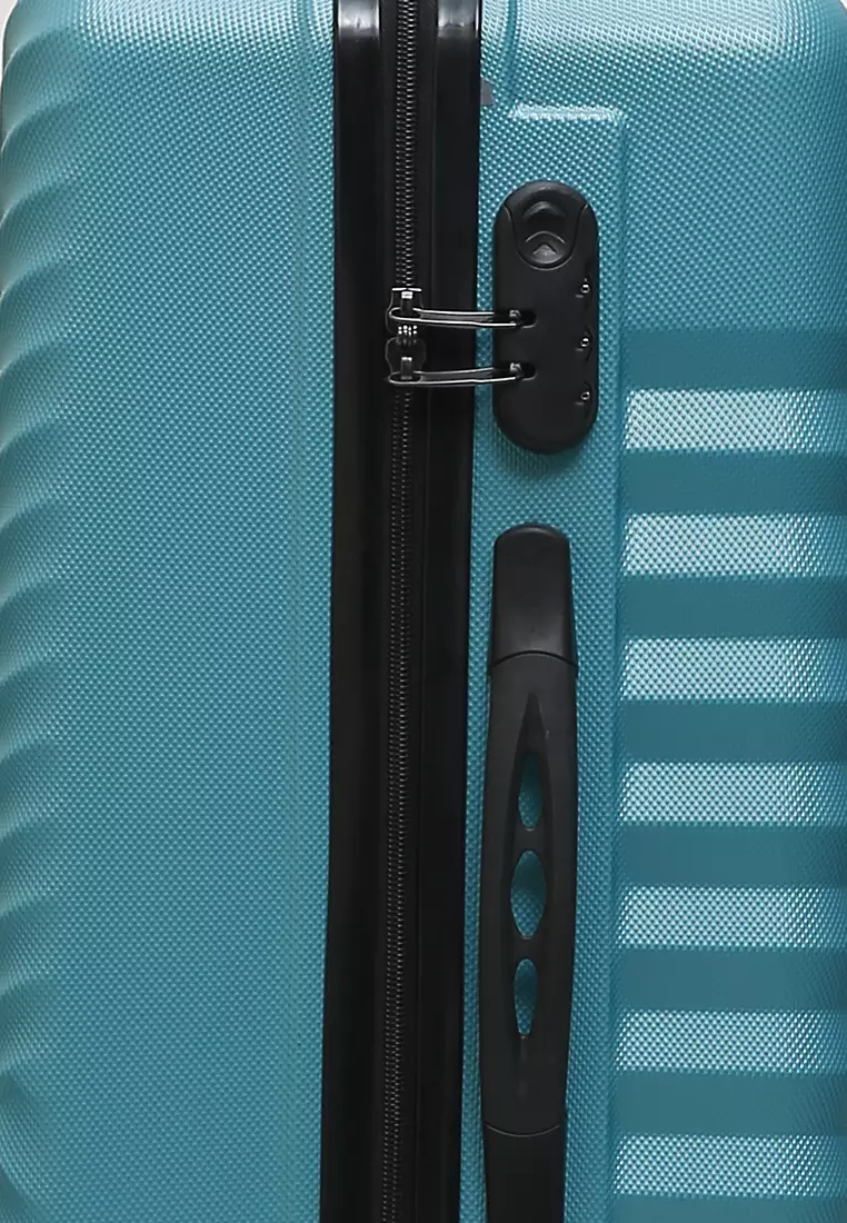 Isvara Tas Koper One Set Unisex Large Compartment Suitcase Number Code Locking Material Fiber ABS ORIGINAL - Tosca