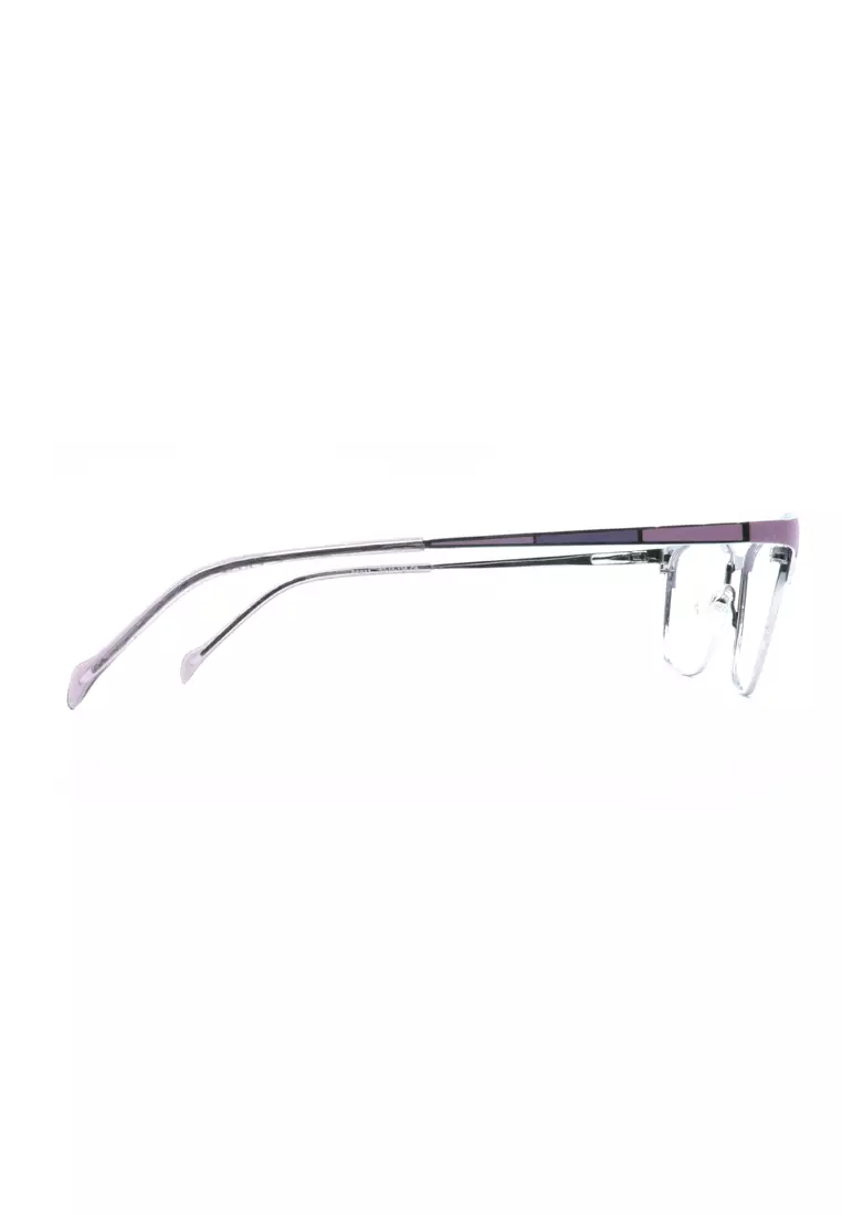 SS933 (C6-Matte Purple & Shiny Silver) Anti-Radiation Computer Eyeglasses for Women