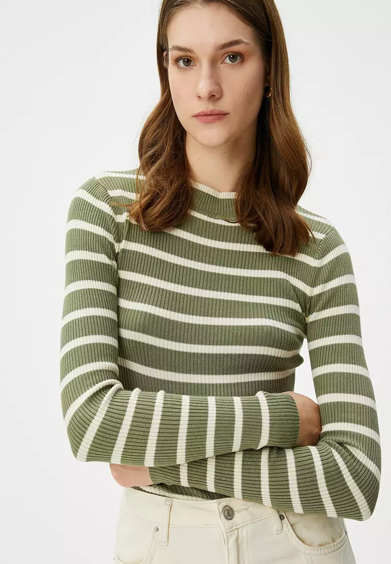Camiseta De Tirantes Koton Para Mujer - Algodón, Corte Slim Fit, Color Crudo, Talla L