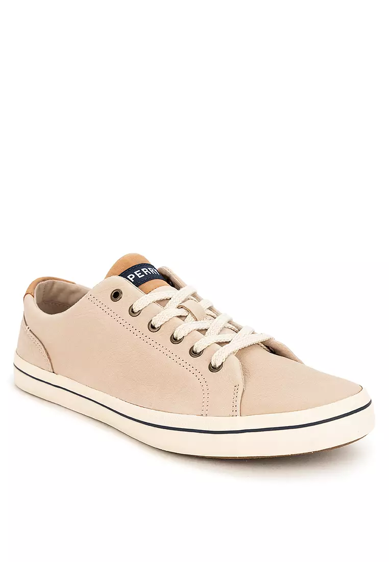Discount on Sperry  shoes - SKU: Men's Striper LTT Leather Sneaker White (STS25886)