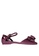 Twenty Eight Shoes purple 3D Bow Ankle Strap Jelly Flats VR5135 4DCC5SH05E90EAGS_1
