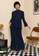 Lubna blue Knit Seroja Kurung Set 97357AADE0FA0CGS_3