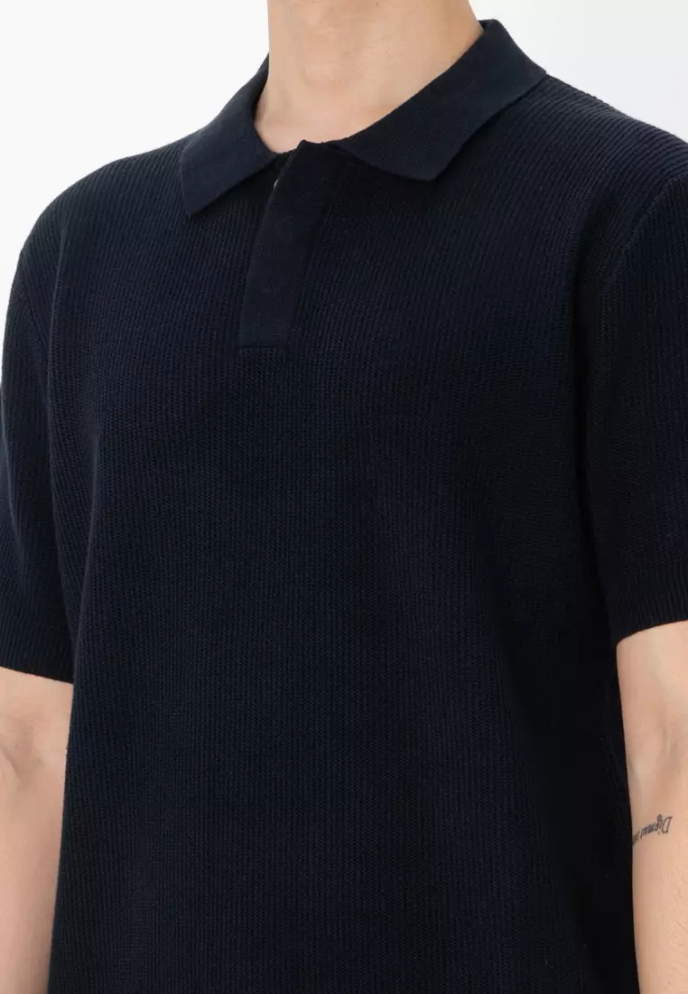 Dario Short Sleeves Knit Polo Shirt