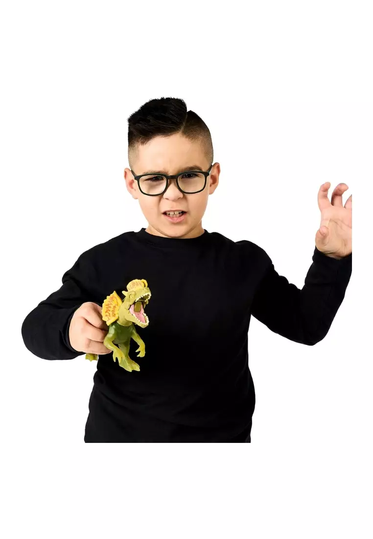 Heroes of Goo Jit Zu Jurassic World Hero Pack, Dilophosaurus, More Than 4" Long