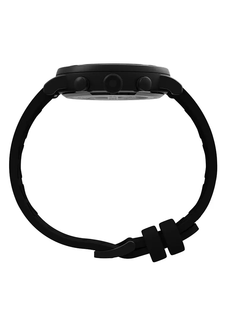 Timex Standard Black Resin Chronograph Quartz Watch For Men TW2V71900