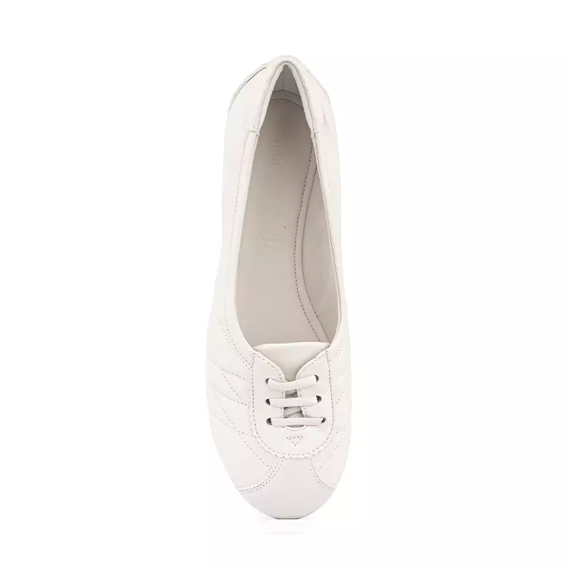 Sepatu Ballet Flats Wanita Gino Mariani Fabiola White