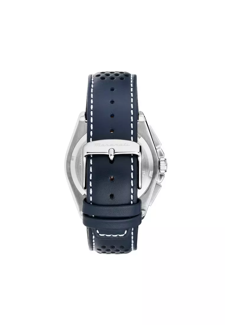 【2年保養】瑪莎拉蒂Velocita' 43mm 男士石英腕錶 R8871652001 Japan Movement