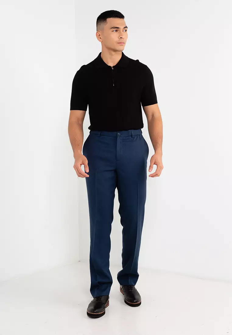 Buy G2000 Poly Teflon Suit Pants 2024 Online | ZALORA Singapore