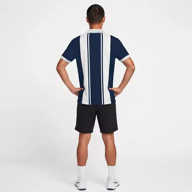 TDACTIVE Jersey Padel Pria Kaos Polo Olahraga Pria PoreTech Adem Seperti Katun Cepat Kering Padel Tenis Badminton - Vertical Slices Series MSB70