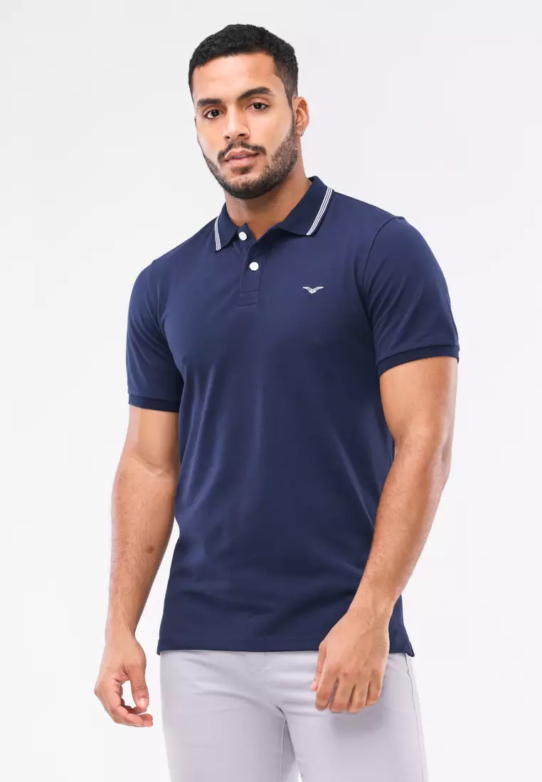 Cvc Collared Shirt Pique