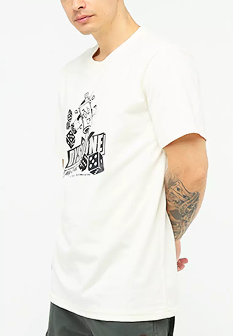 Round Neck Short Sleeves Slim Fit T-Shirt