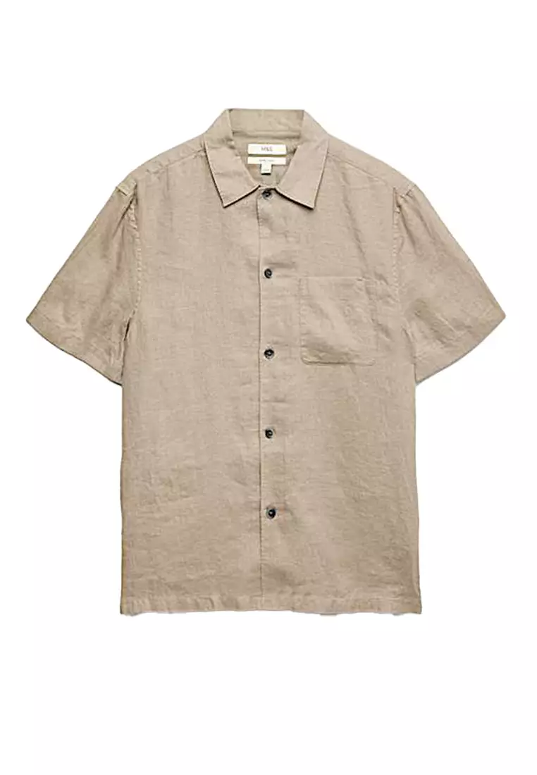 Pure Linen Short Sleeve Shirt
