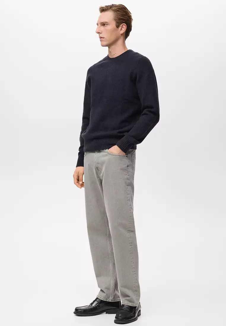 Knitted Wool Blend Sweater