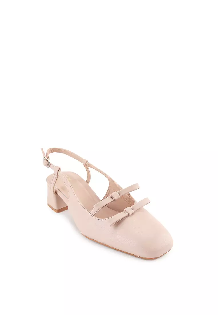 IVANNA J2534-8 SLINGBACK SHOES DUSTY PINK