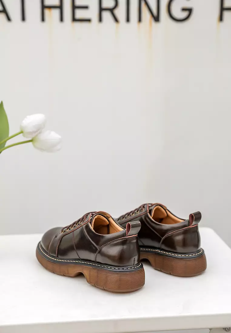 4CM Leather Derby Shoes MZ2755