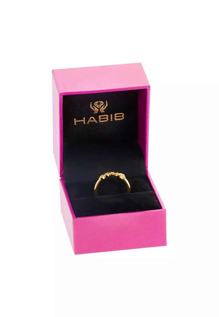 HABIB 999/24K Yellow Gold Ring 9GR00121024