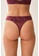 DAGİ red Bordeaux String Slip, Animal Print, Normal Fit, Underwear for Women 25A39US527B0F9GS_2