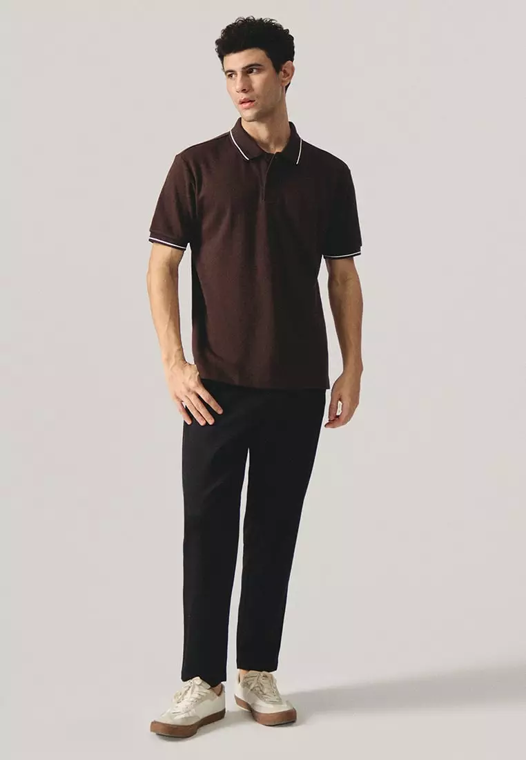 Premium Regular Fit Polo Shirt With Contrast Tipping
