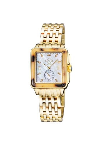 Gevril gold GV2 Women's Bari Tortoise Mother of Pearl Dial Two Tone SS/YG Bracelet Watch 10F1CACCB03972GS_1