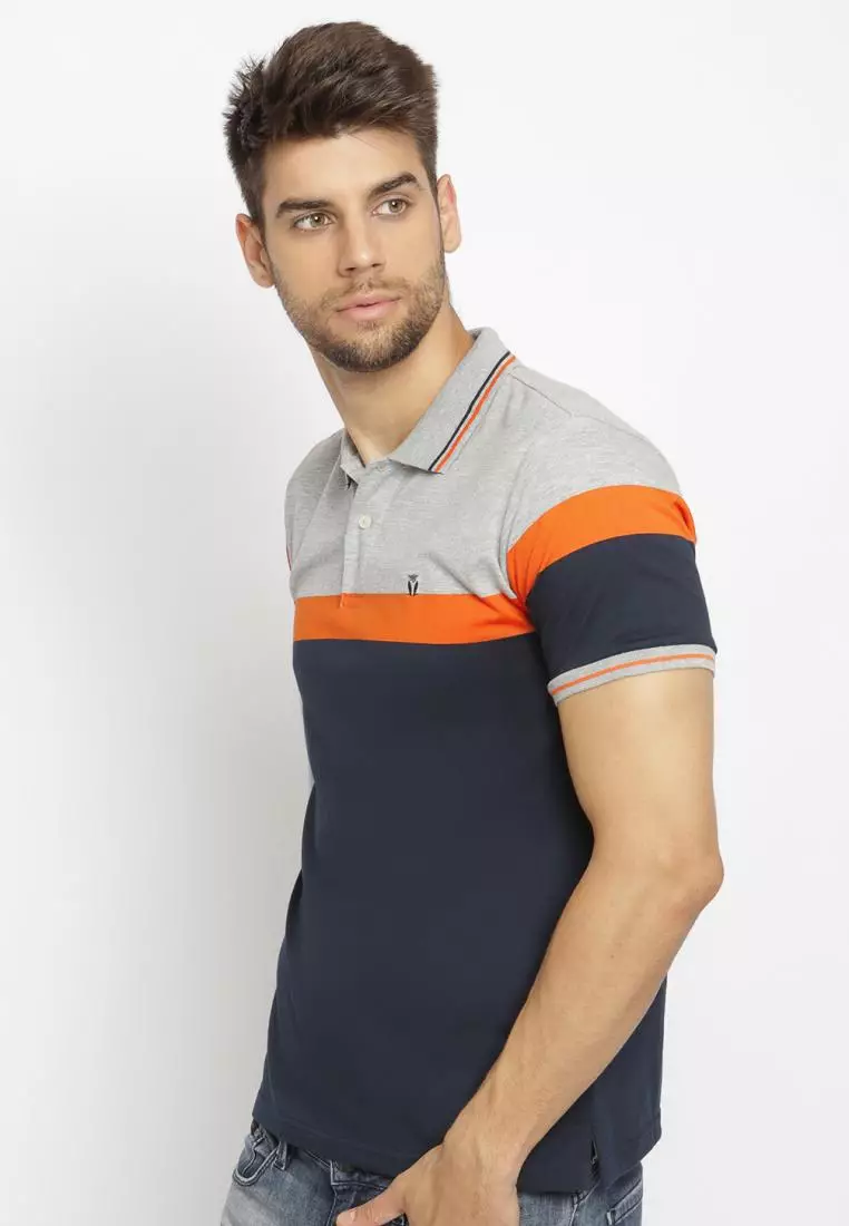 MATSUDA Kaos Polo Shirt Pria Kerah Hekinen