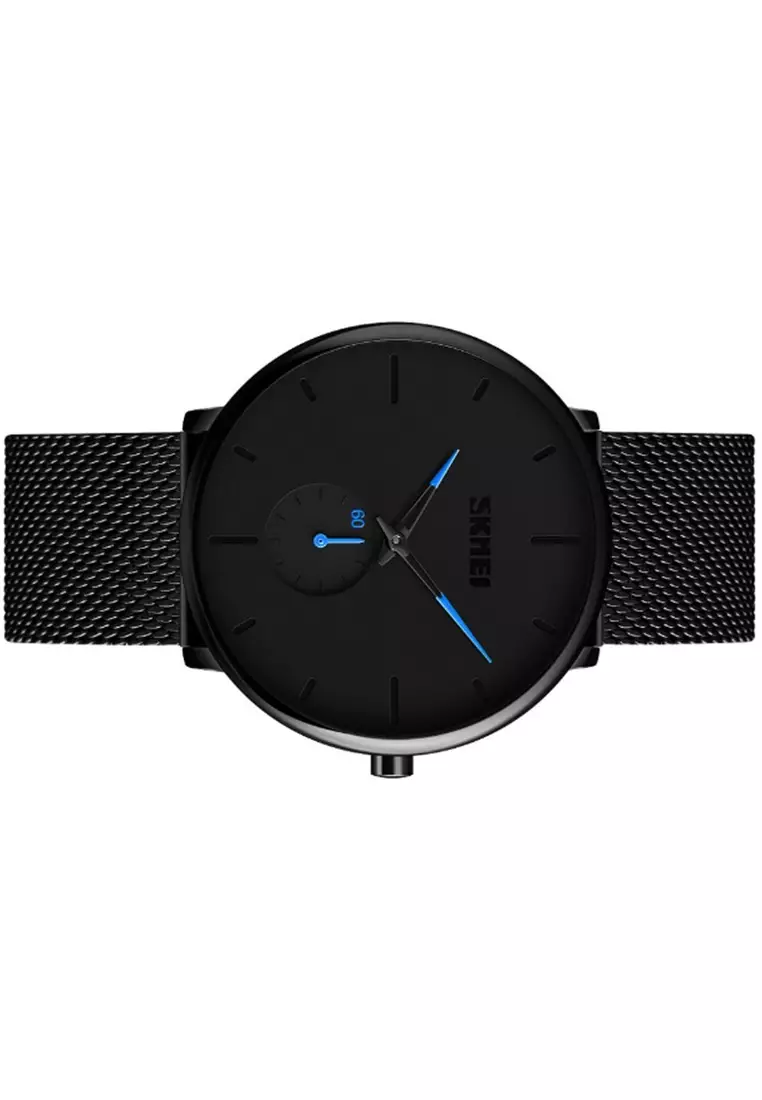 Jam Tangan Analog Pria Waterproof Strap Tali Material Stainless Steel GN14 ORIGINAL