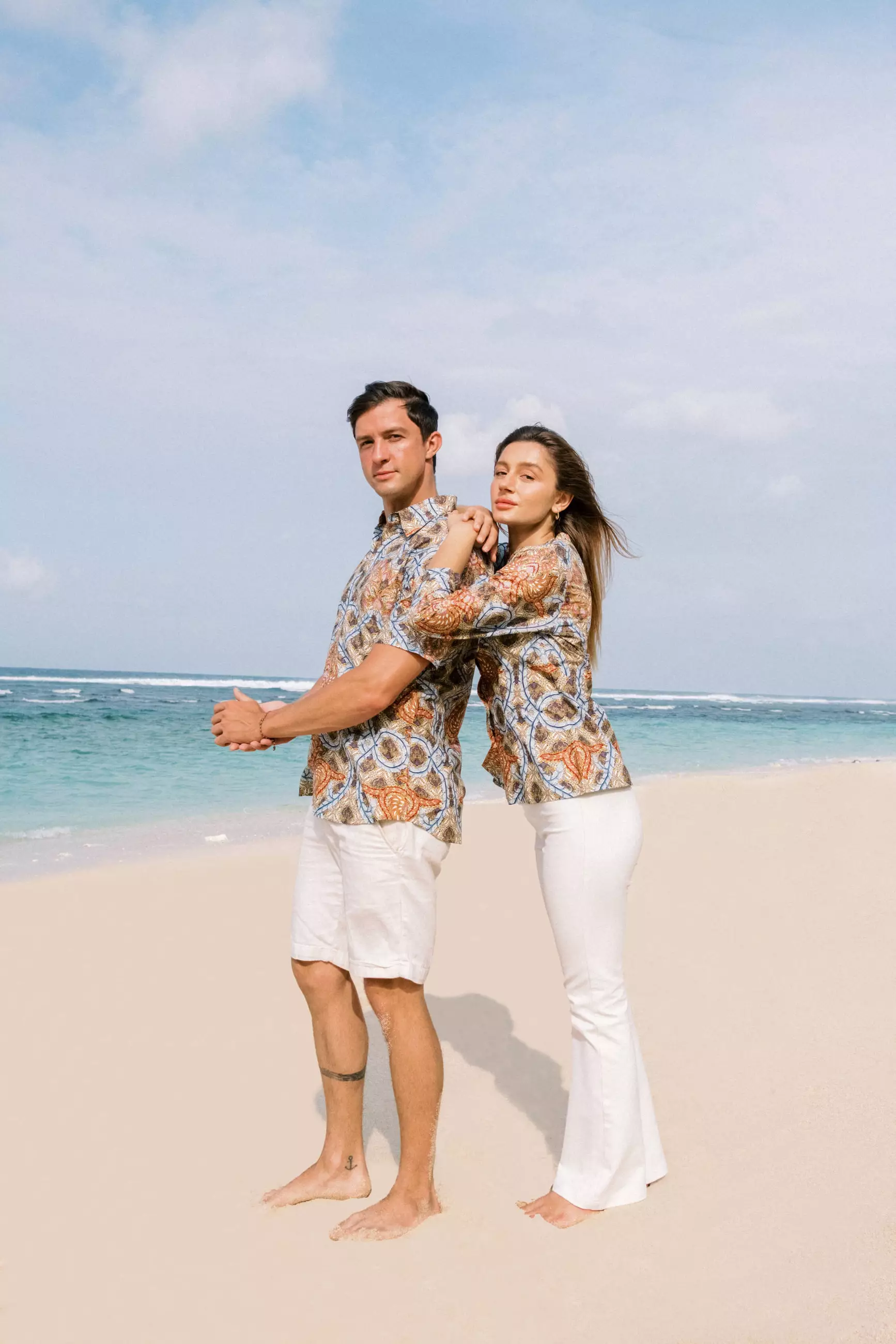 Aruna Brown Blouse Batik Wanita Katun