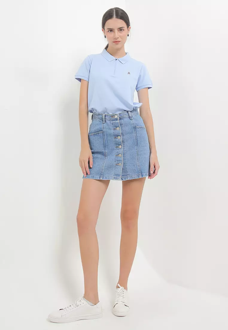 Derary Polo Zipped Polo Shirt