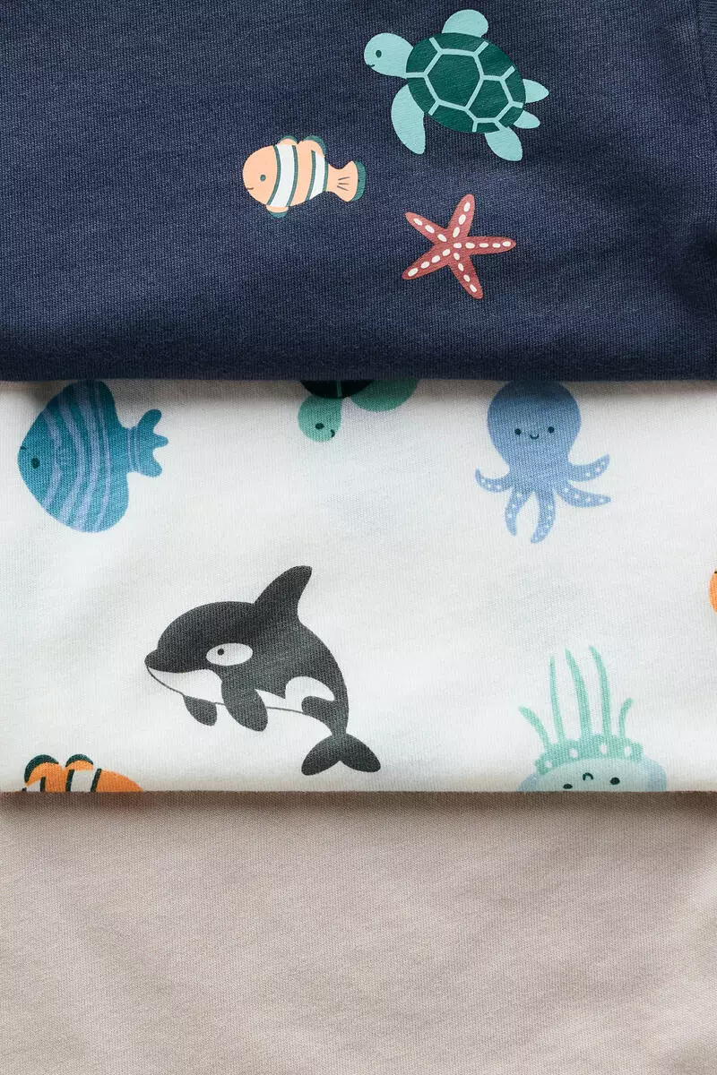 3-pack cotton T-shirts